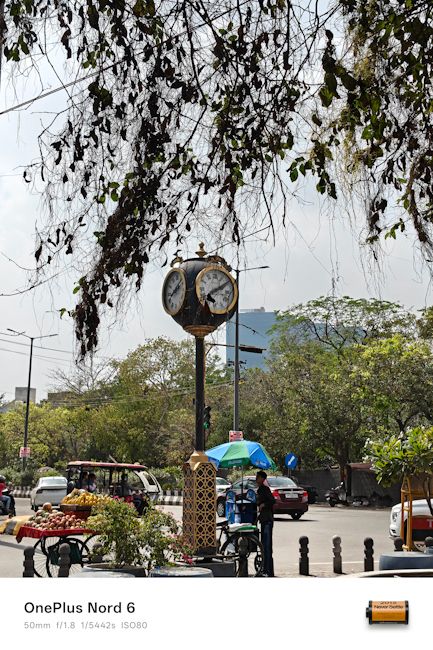 OnePlus Nord 6 50mm clock day shot OnePlus Nord 6 50mm clock day shot