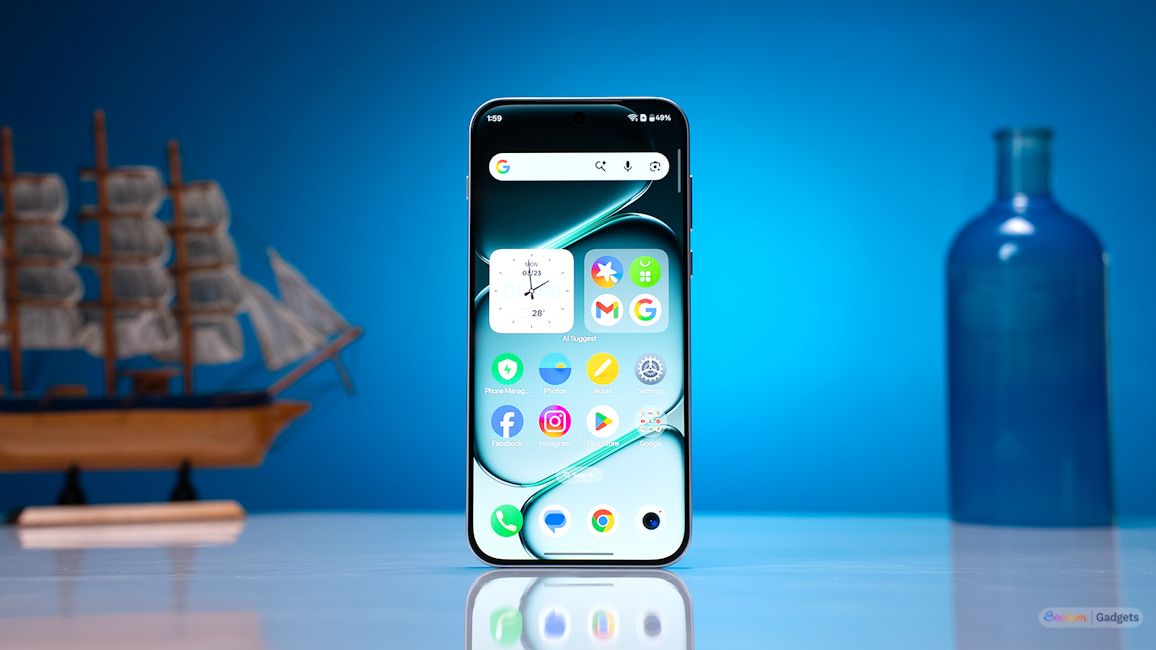 OnePlus Nord 6 display home screen showcased OnePlus Nord 6 display home screen showcased
