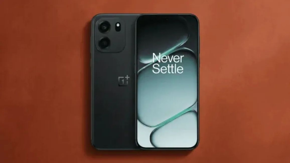 OnePlus Nord CE 6 Lite black front and back design showcased