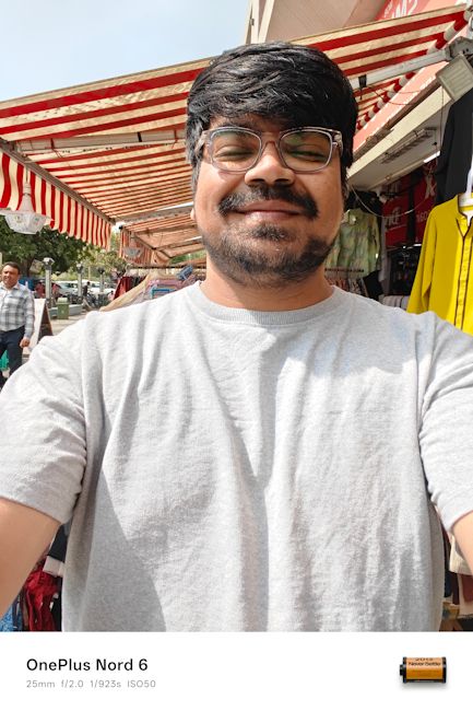 OnePlus Nord 6 non-portrait day selfie OnePlus Nord 6 non-portrait day selfie