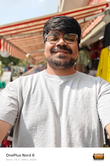 OnePlus Nord 6 portrait day selfie OnePlus Nord 6 portrait day selfie