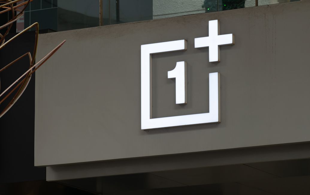 OnePlus store logo showcased