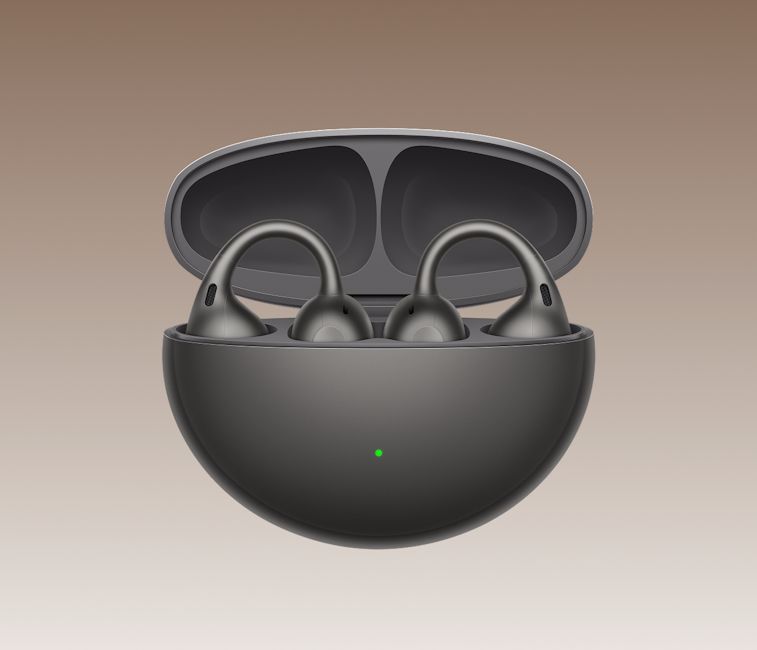 Oppo Enco Clip 2 charging case and earbuds design