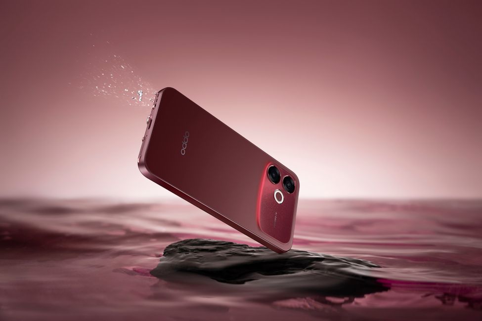 Oppo F33 Pro Red durability showcased