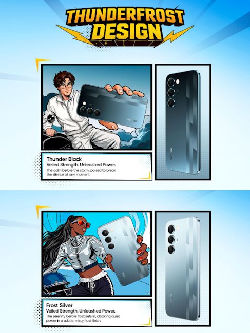 Realme Narzo 100 Lite 5G colour options