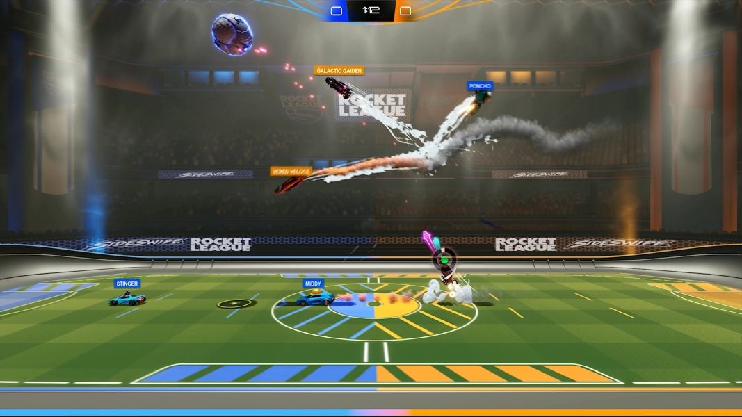 Rocket League sideswipe gameplay