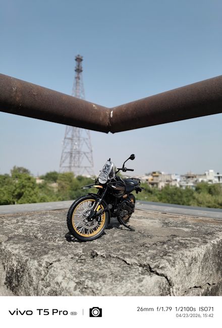 Vivo T5 Pro 26mm bike shot
