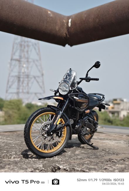 Vivo T5 Pro 52mm bike shot