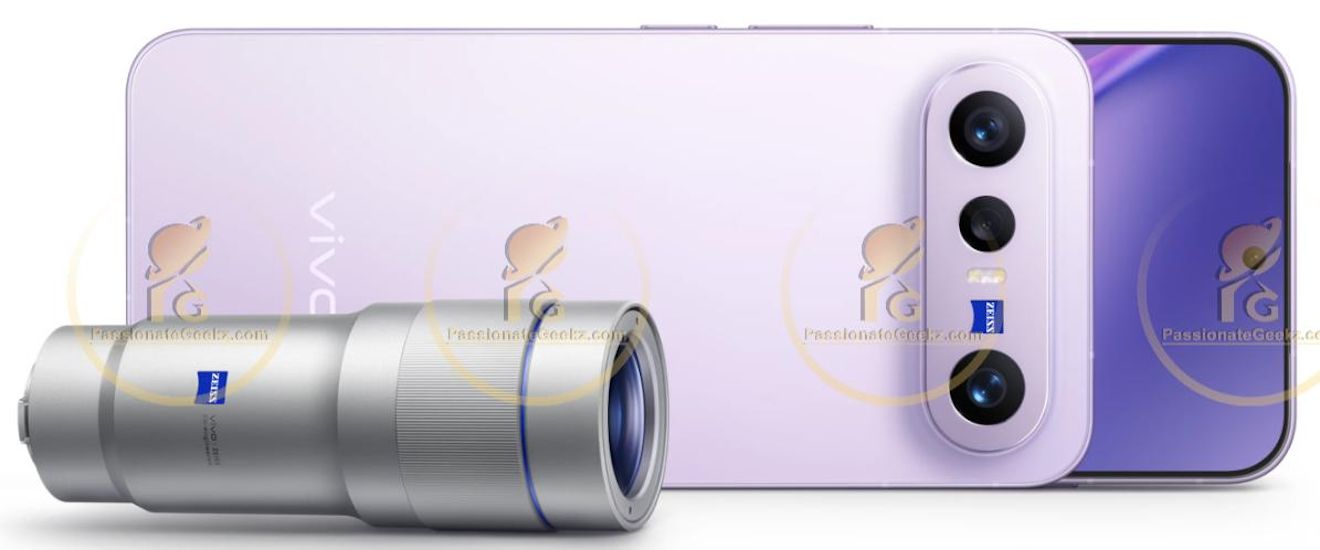 Vivo X300 FE Indian variant pink colour design with dedicated teleconverter kit