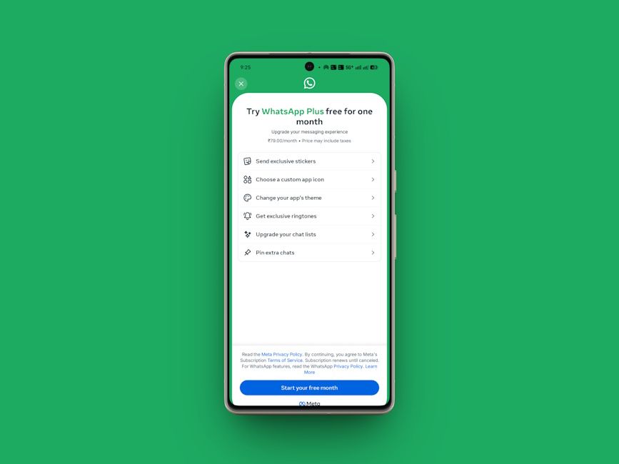 WhatsApp Plus subscription live in India WhatsApp Plus subscription live in India