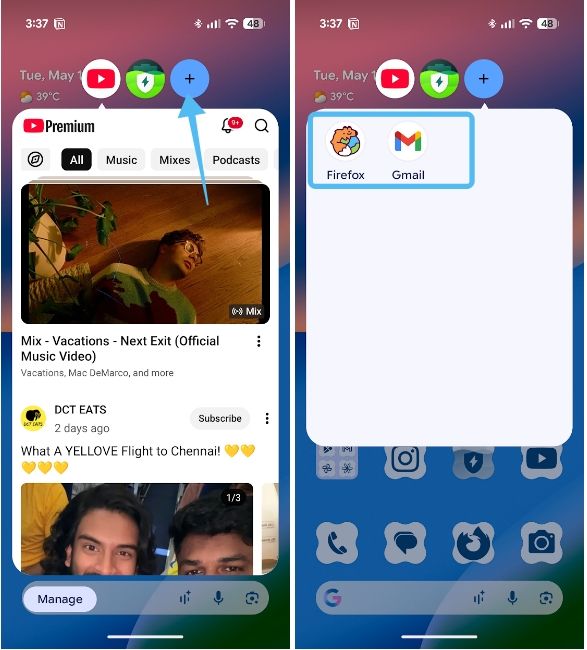 Add more apps to the bubbles feature Add more apps to the bubbles feature