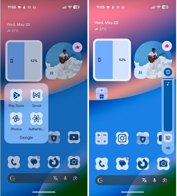 Google Pixel Android 17 QPR1 Beta 3 system wide blur