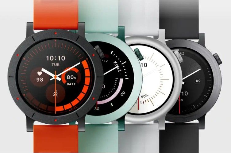 CMF Watch 3 Pro from the front in all colours