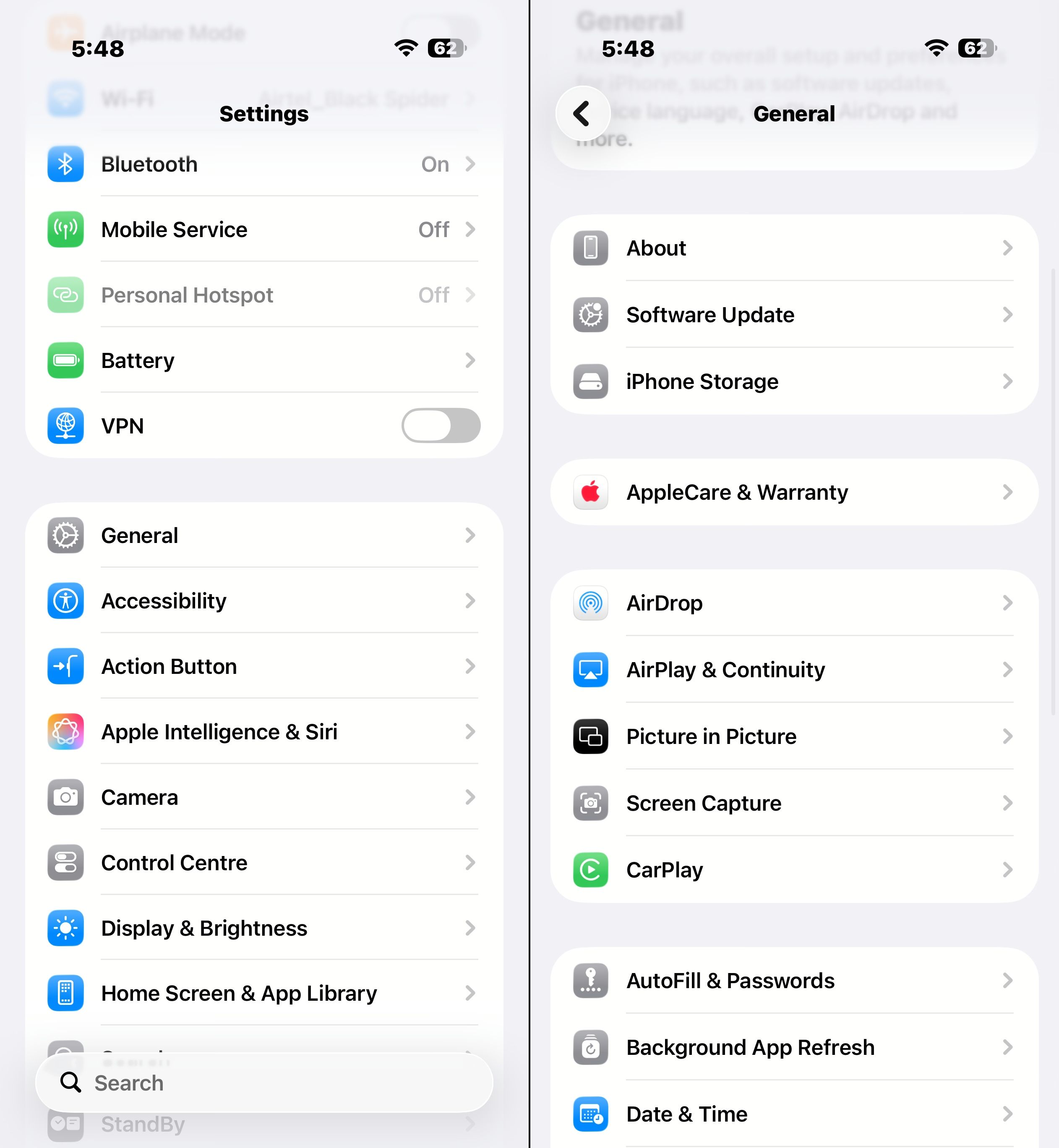 Go to Screen Capture Settings under General in the Settings app