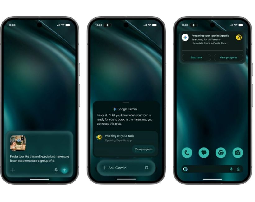 Google Agentic AI and scheduled actions in action