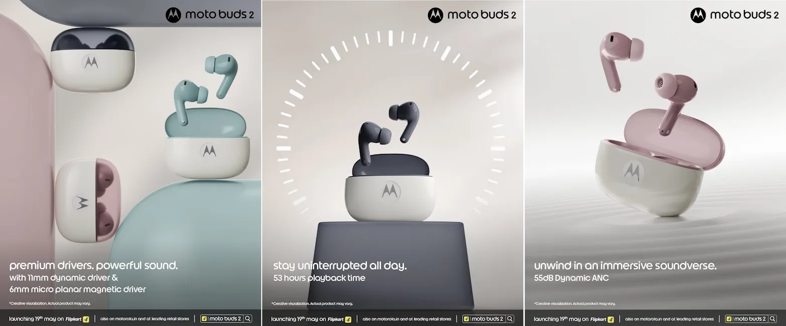 Moto Buds 2 key specs at a glance