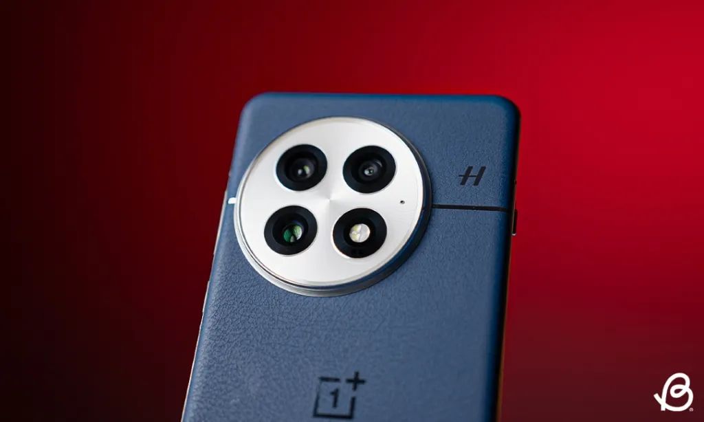 OnePlus 13 from the back in Blue colourway