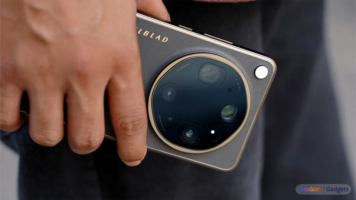 Oppo Find X9 Ultra camera module close up shot