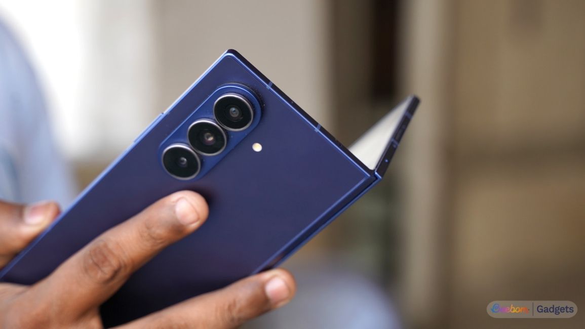 Samsung Galaxy Z Fold 7 open in hands shot 