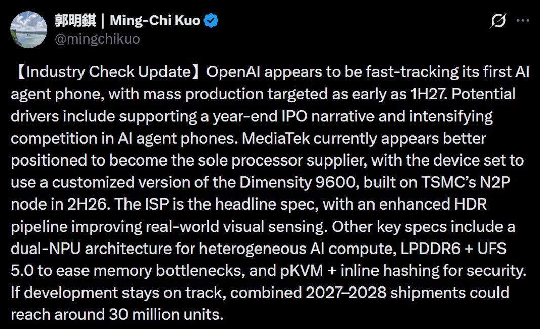 OpenAI's AI phone details