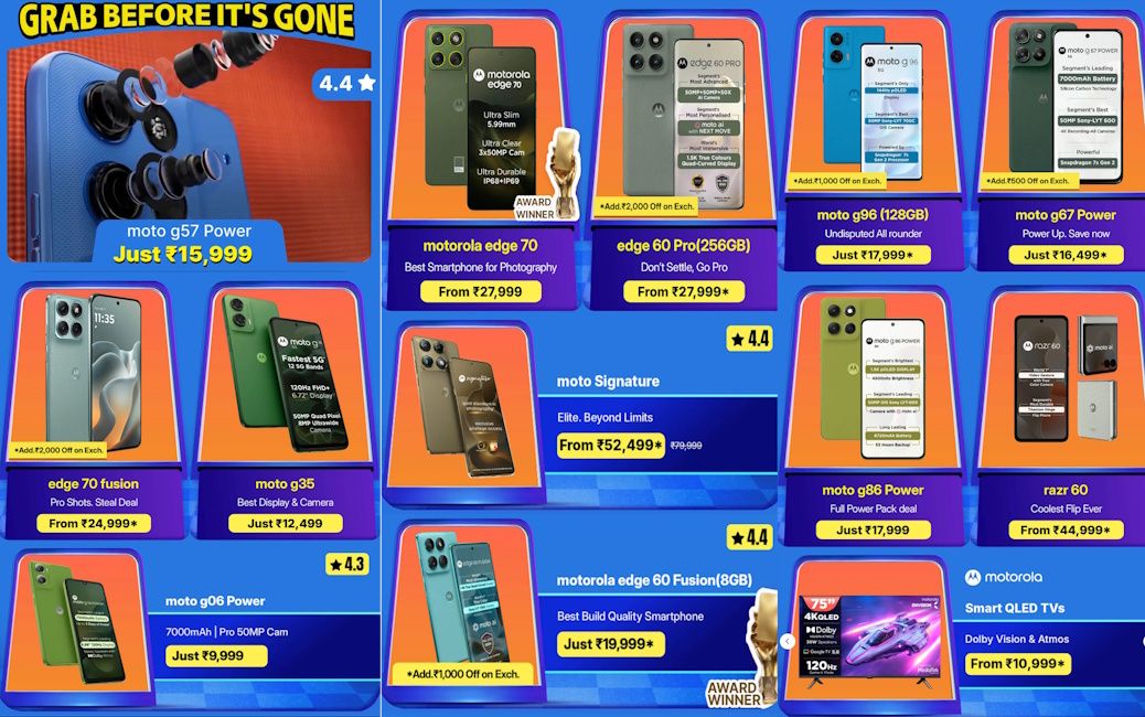 Flipkart SASA Sale Motorola deals 2026