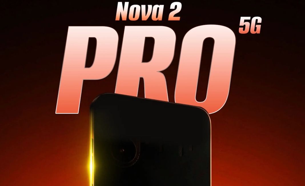 Cle-up of the Ai+ Nova 2 Pro 5G which shows off the camera module and the subtle vent position on the top-right corner