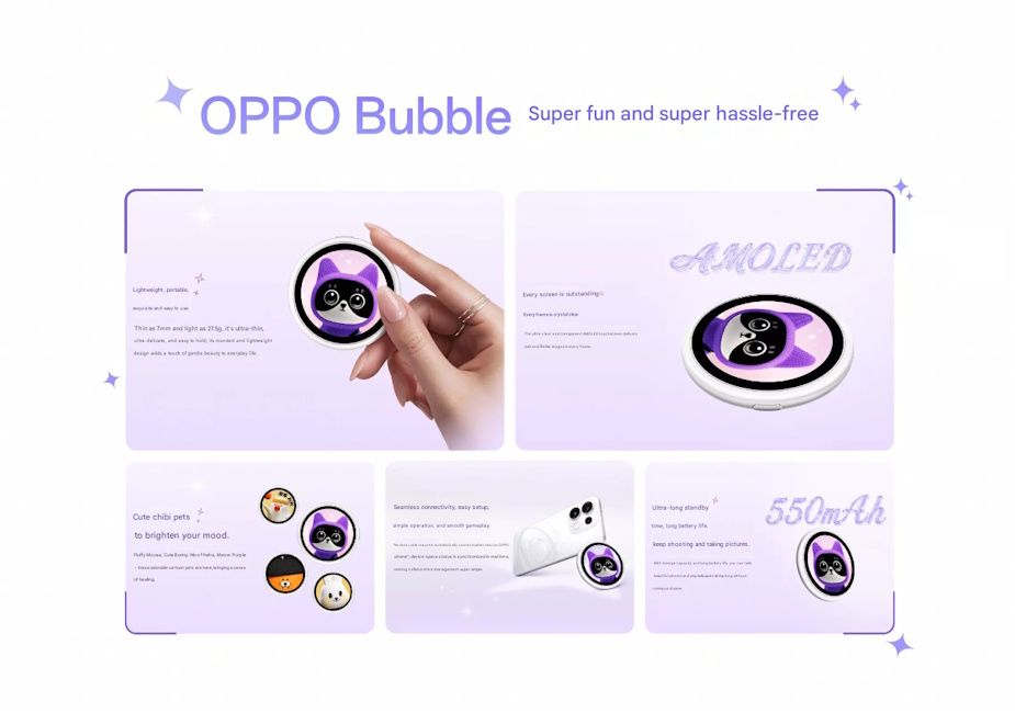 Oppo Bubble features