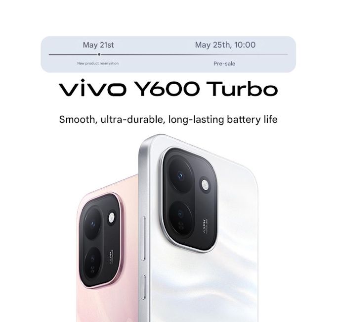 Vivo Y600 Turbo pre orders now live in China