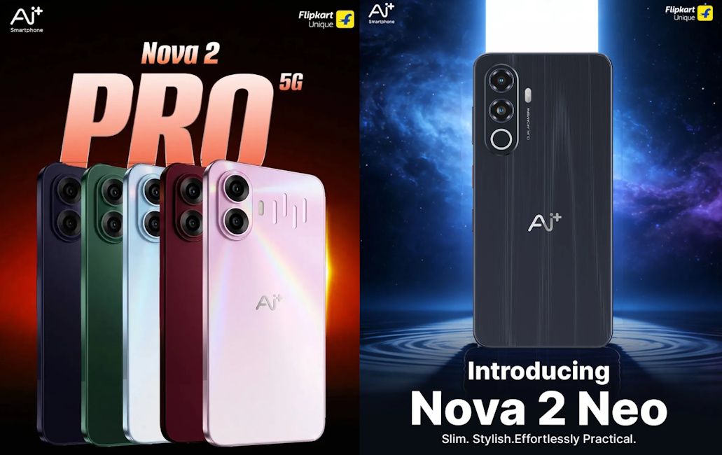 Ai+ Nova 2 Neo 5G and Ai+ Nova 2 Pro 5G design revealed