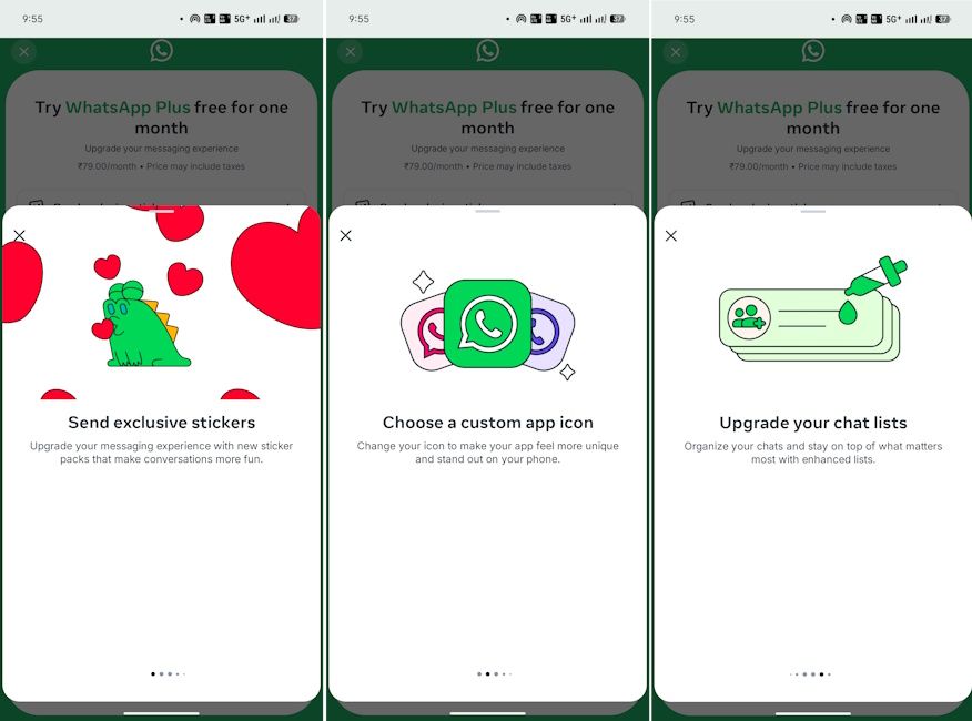WhatsApp Plus subscription features WhatsApp Plus subscription features