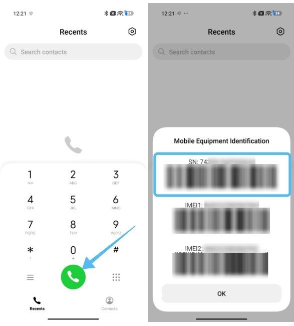 Xiaomi Dialer app with Serial number and IMEIs Xiaomi Dialer app with Serial number and IMEIs