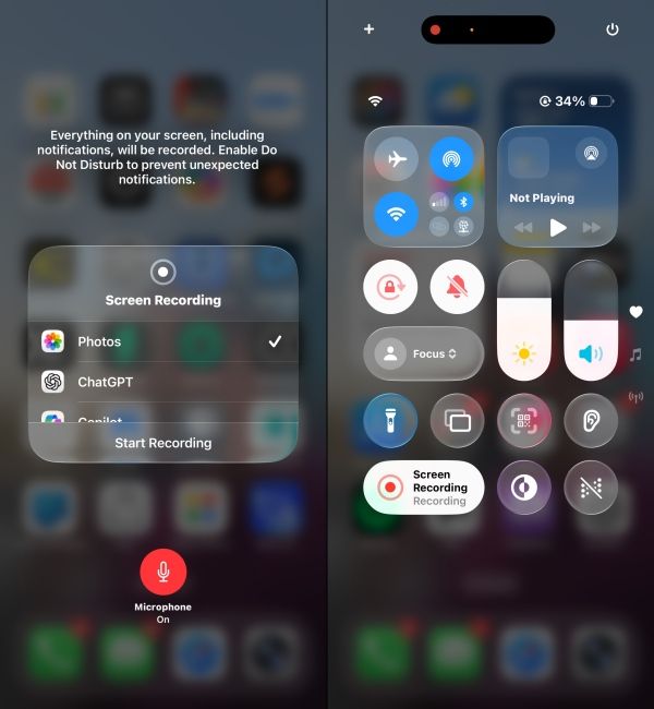 Start-screen-recording-with-audio-on-iPhone 