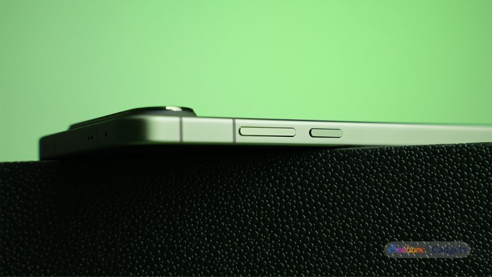 Vivo X300 FE on a table from the sides