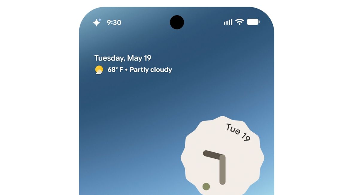 Android Halo indicator feature at work
