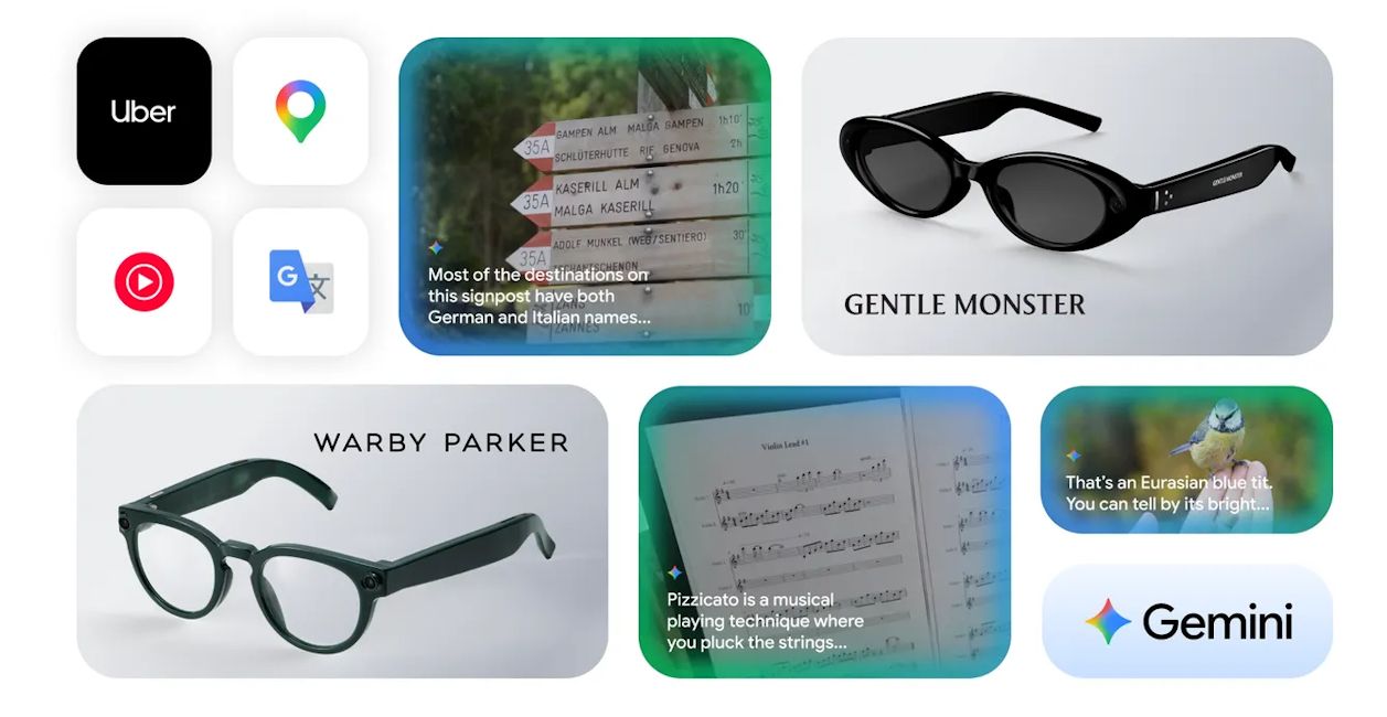 Google and Samsung Android XR glasses specifications and features