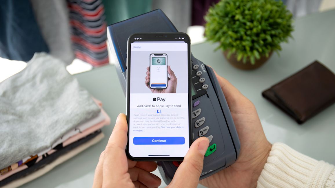 Apple Pay pop up on iPhone