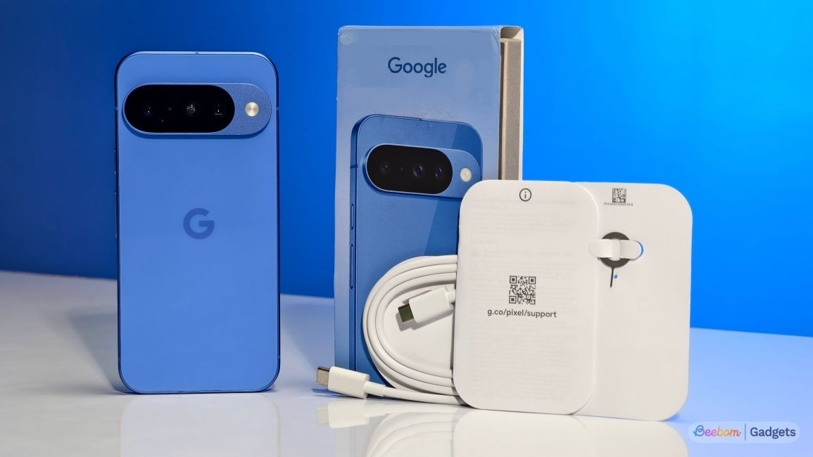 Pixel 10 box contents Indigo colourway Pixel 10 box contents Indigo colourway