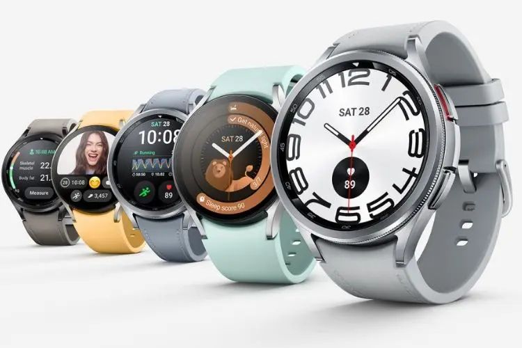 Samsung Galaxy Watch 6 and Watch 6 classic in differnet colours