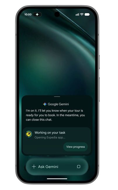 gemini automating tasks on android