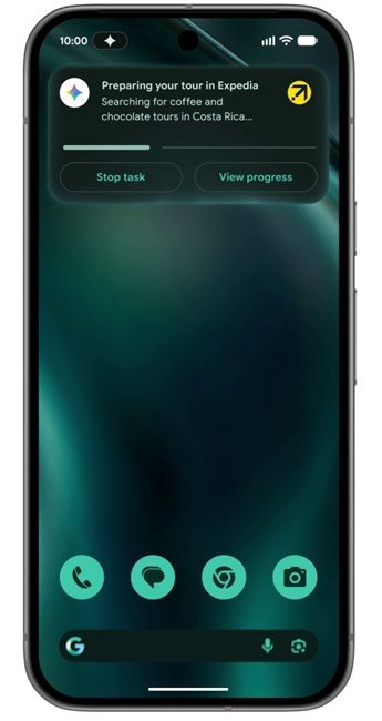 gemini automating tasks on android