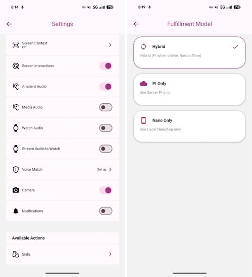 Google COSMO AI Assistant interface second