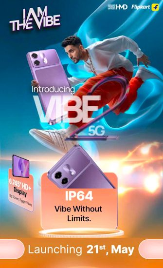 HMD Vibe 2 5G launch date in India Flipkart banner