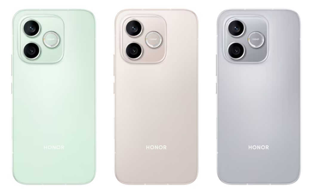 Honor 600e smartphone colourways Honor 600e smartphone colourways