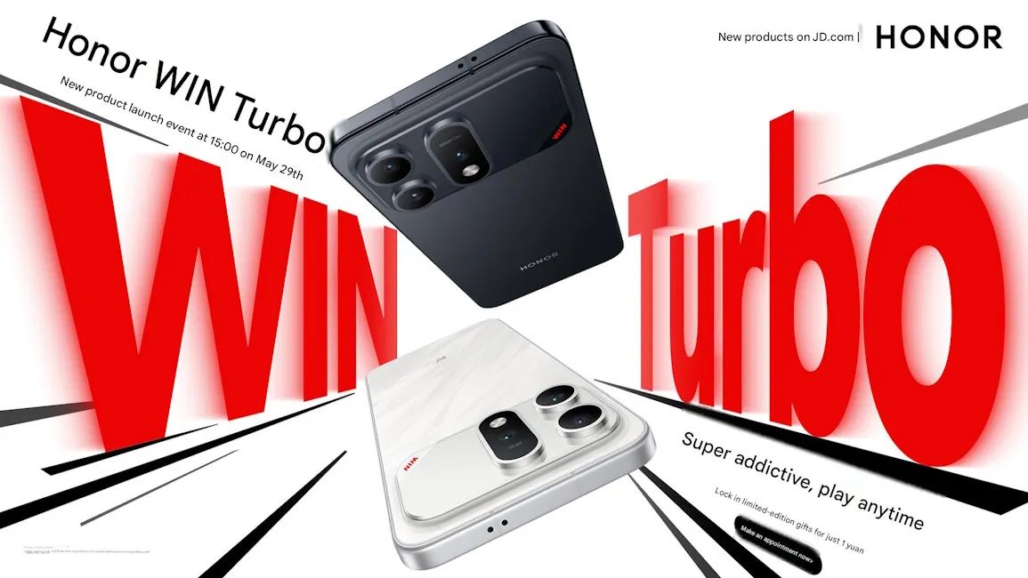 Honor Win Turbo design and colour options showcased