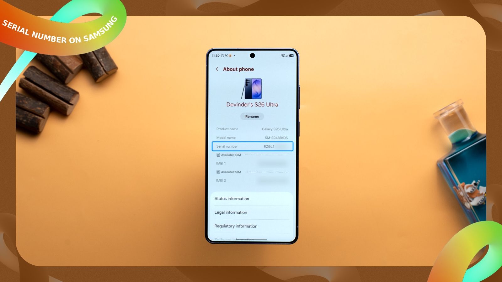 How to Check Serial Number on Samsung Phones thumbnail