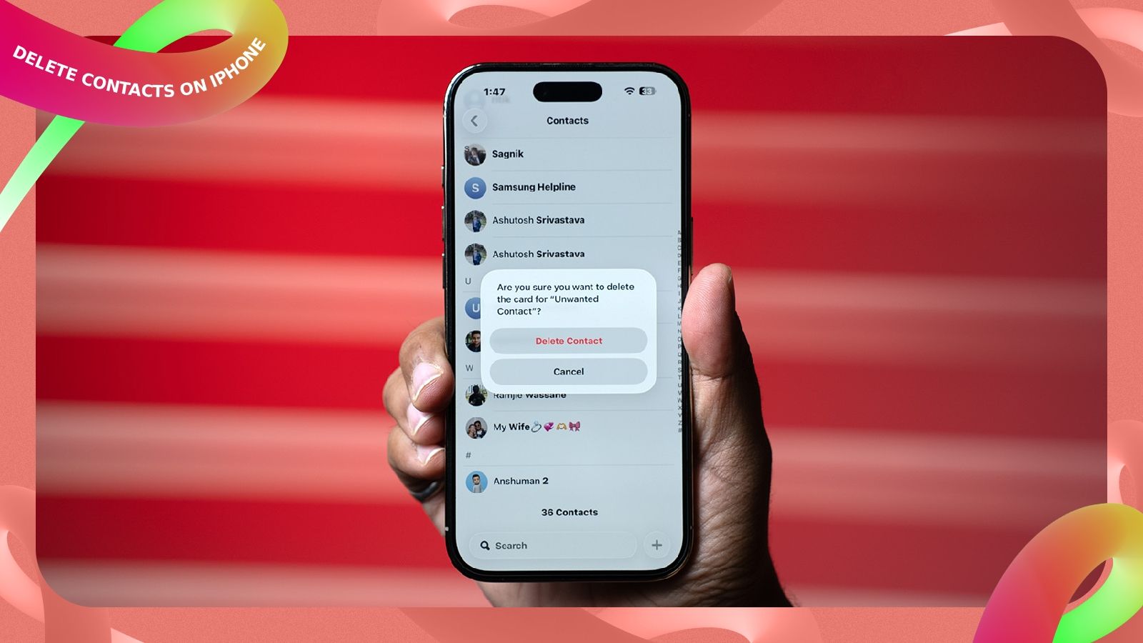 How to Delete Contacts on iPhone (2026) thumbnail