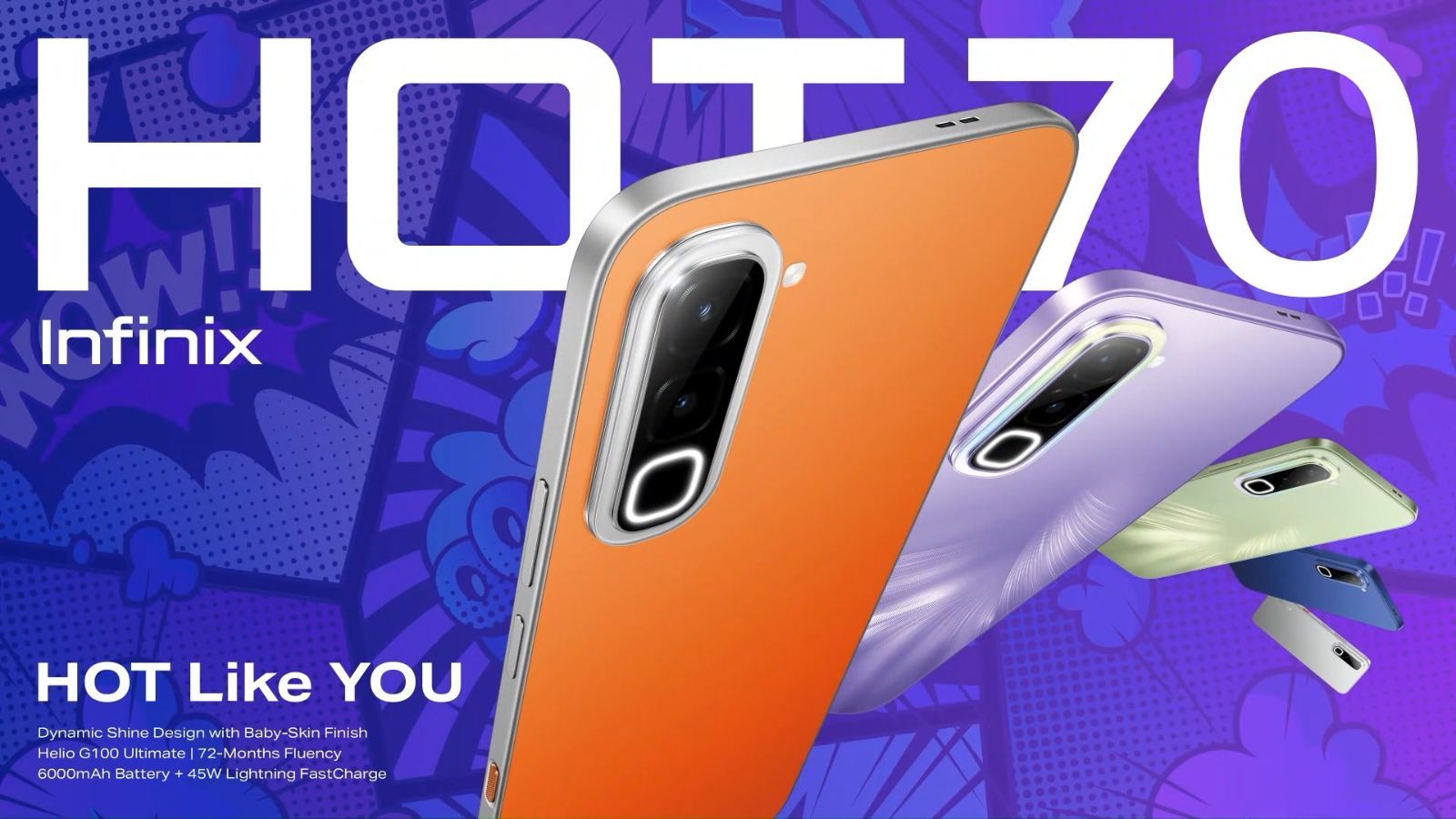 Infinix Hot 70 Launched with Helio G100 Ultimate, Folax AI and 6,000mAh Battery thumbnail