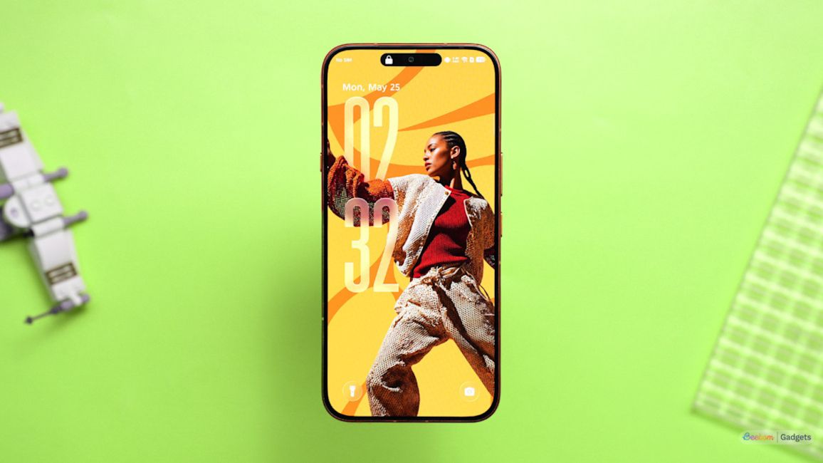 XOS 16 lockscreen customisation