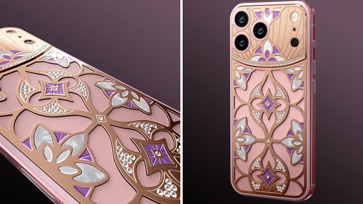 iPhone 17 Pro Pink Lotus design