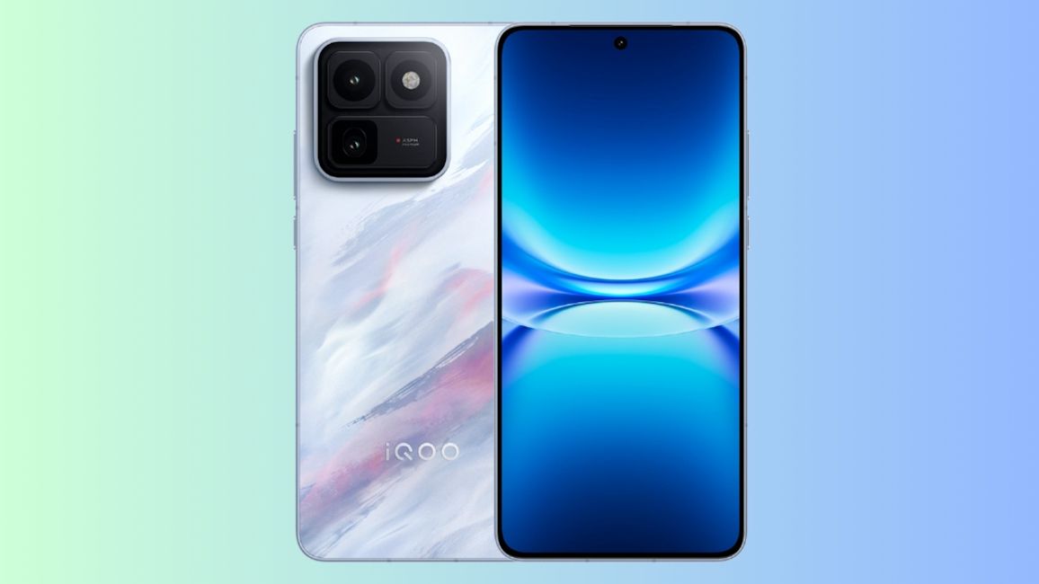 iQOO 15 front and backd design showcased